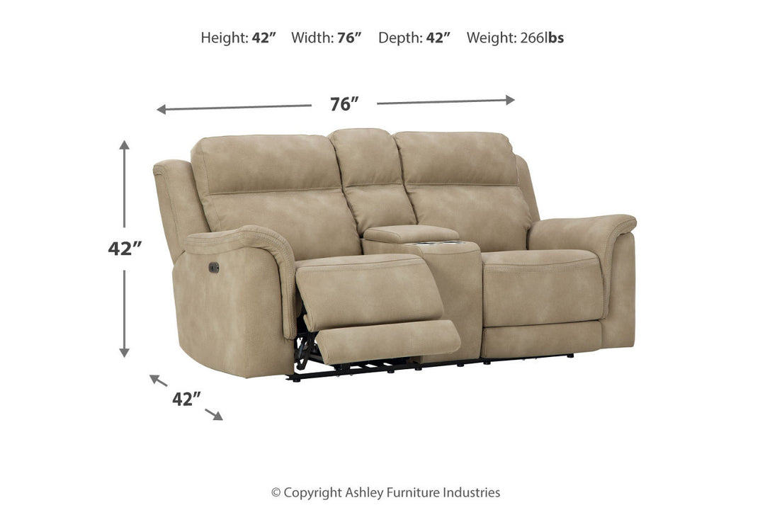 Next-Gen DuraPella Power Reclining Loveseat with Console (5930218)