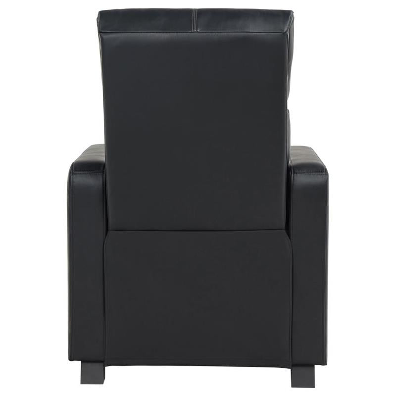 Toohey Home Theater Push Back Recliner Black (600181)