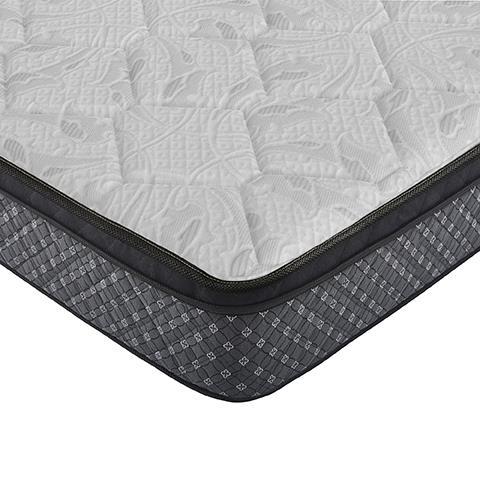 Aspen 12.5" California King Mattress White and Black (350382KW)