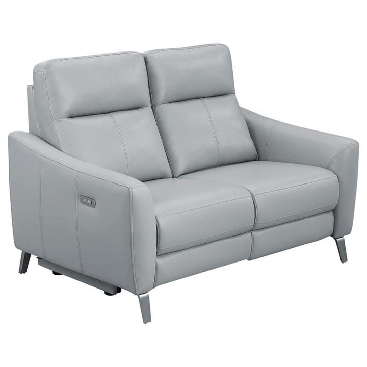 Derek Upholstered Power Loveseat (602502P)