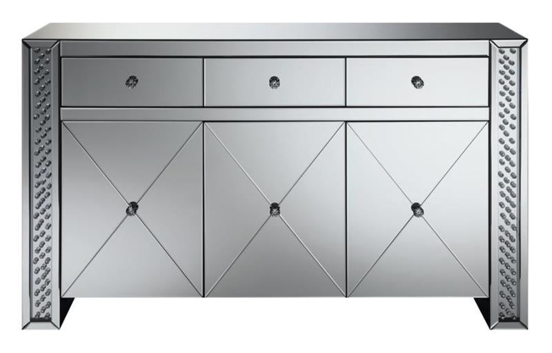 Maya 3-drawer Accent Cabinet Silver (951100)