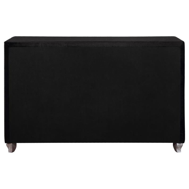 Deanna 7-drawer Rectangular Dresser Black (206103)