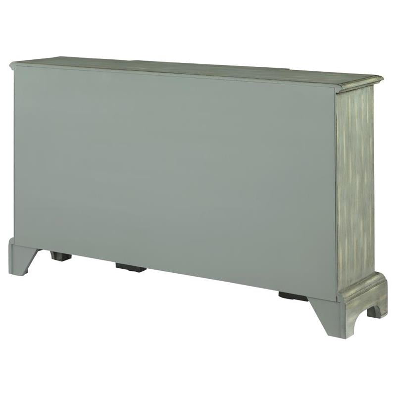 Erigeron 4-door Accent Cabinet Grey (950822)