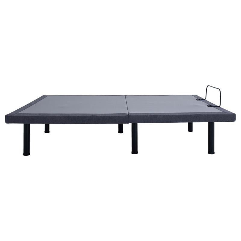 Negan California King Adjustable Bed Base Grey and Black (350132KW)