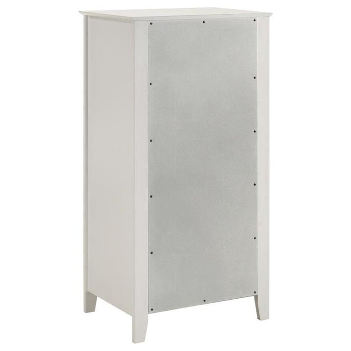 Selena 5-drawer Chest Cream White (400235)