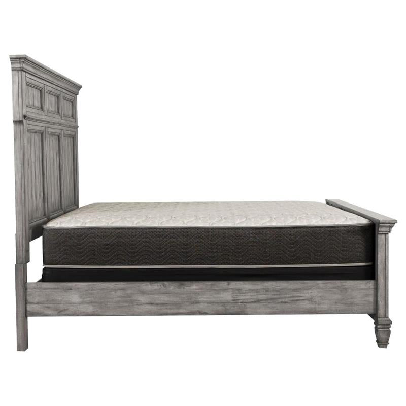 Avenue California King Panel Bed Grey (224031KW)