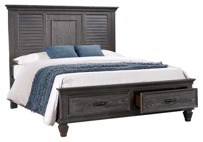 Franco 5-piece Queen Storage Bedroom Set Weathered Sage (205730Q-S5)