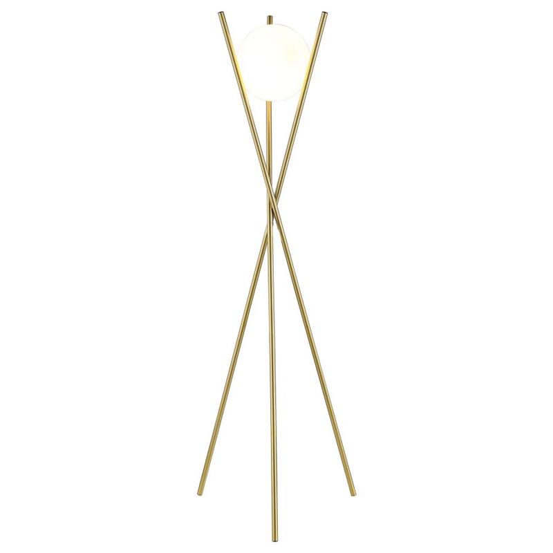 Yamileth Tripod Floor Lamp Gold (920218)