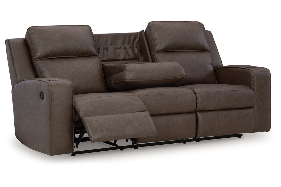 Lavenhorne Reclining Sofa with Drop Down Table (6330689)