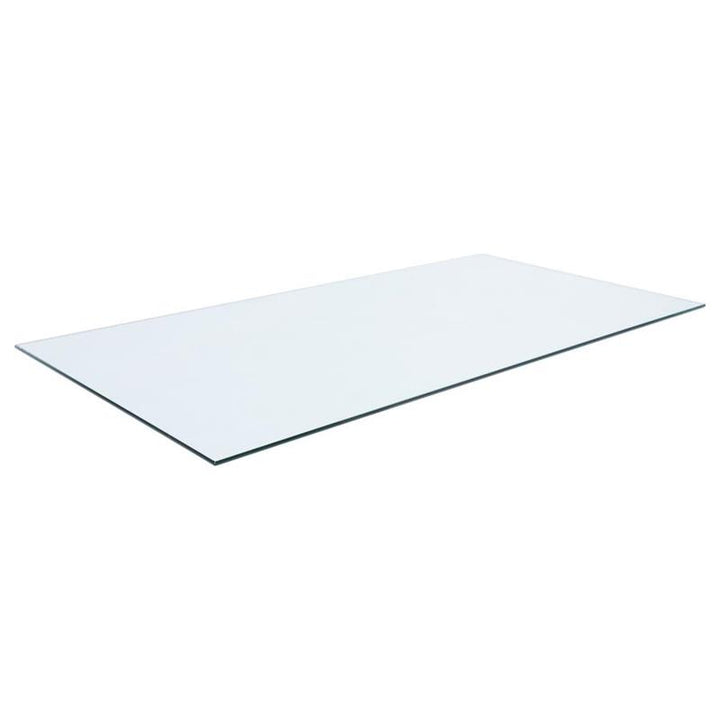 60x30" 10mm Rectangular Glass Top Clear (CP3060-10)