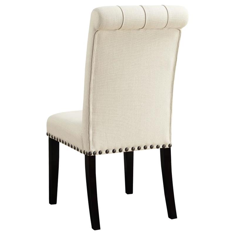 Alana Tufted Back Upholstered Side Chairs Beige (Set of 2) (190162)