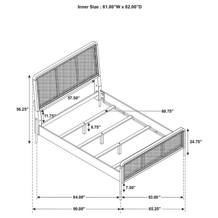 QUEEN BED (224330Q)