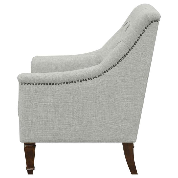 Avonlea Sloped Arm Upholstered Chair Grey (505643)