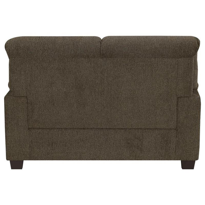 Clementine Upholstered Pillow Top Arm Living Room Set (506571-S3)