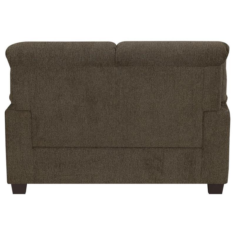 Clementine Upholstered Pillow Top Arm Living Room Set (506571-S2)