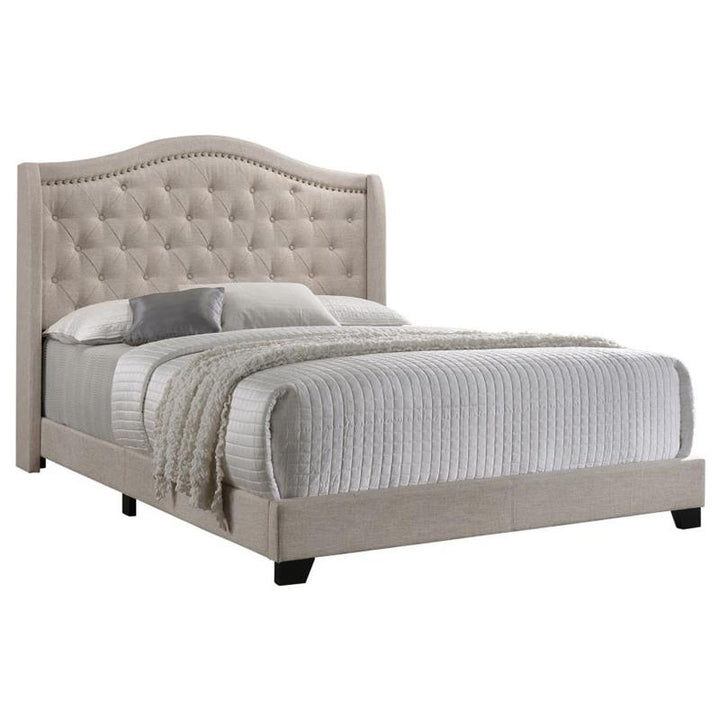 Sonoma Camel Back Full Bed Beige (310073F)