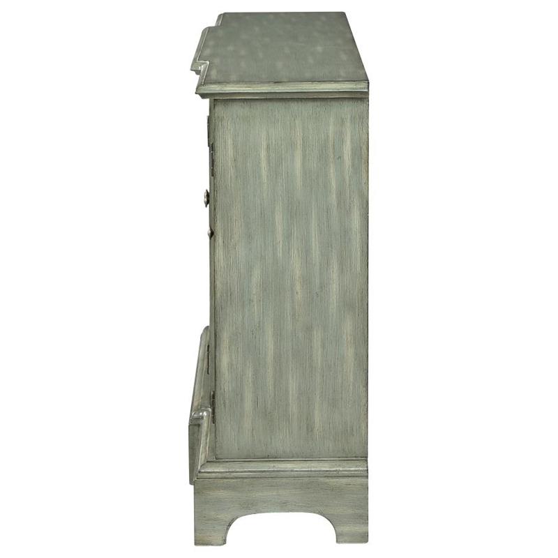 Erigeron 4-door Accent Cabinet Grey (950822)