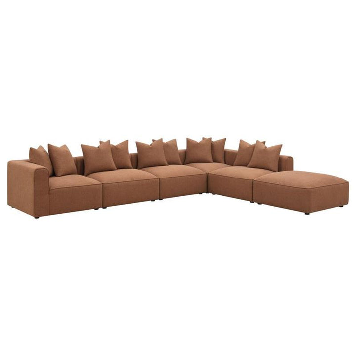 Jennifer Upholstered Corner Terracotta (551592)