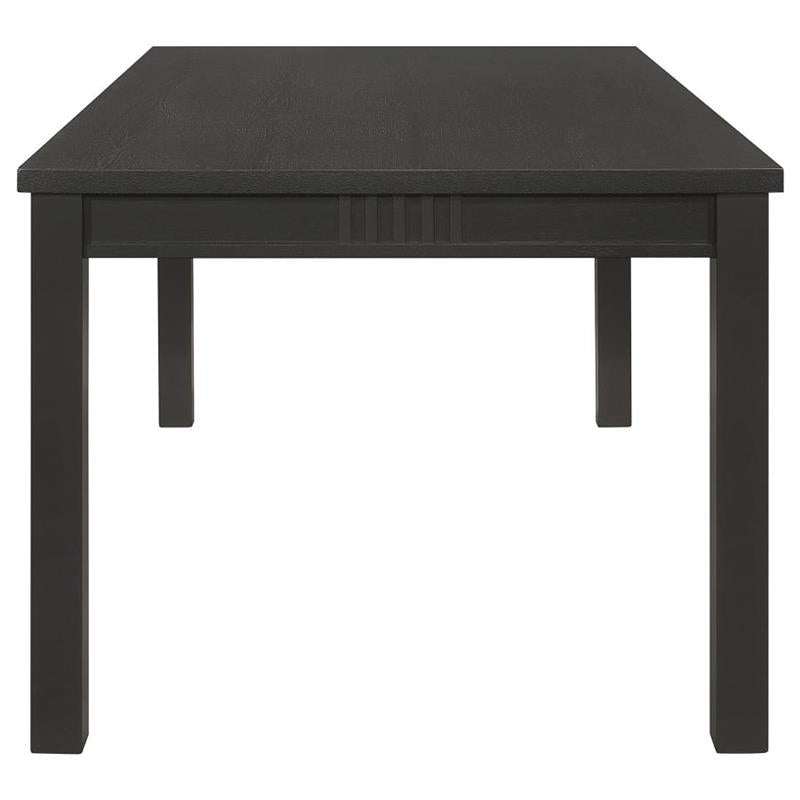 Marbrisa 7-piece Rectangular Dining Table Set Matte Black (123071-S7)