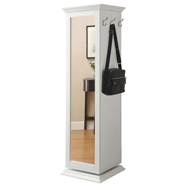 Robinsons Swivel Accent Cabinet with Cork Board White (910080)