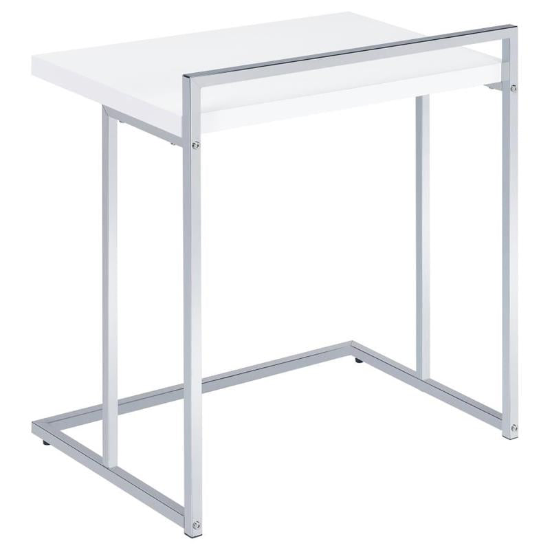 Dani Rectangular Snack Table with Metal Base (936118)