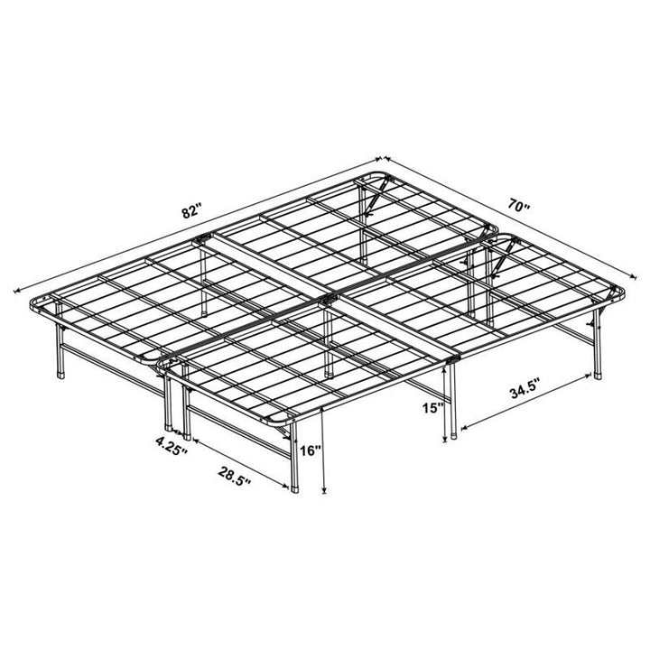 Mabel California King Mattress Support Black (305957KW)