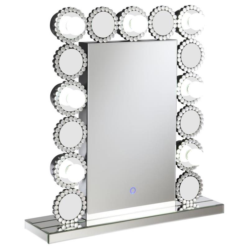 Aghes Rectangular Table Mirror with LED Lighting Mirror (961624)