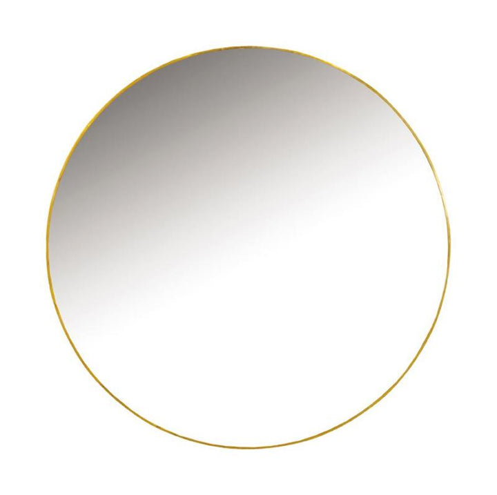 Hermione Round Wall Mirror Gold (963485)