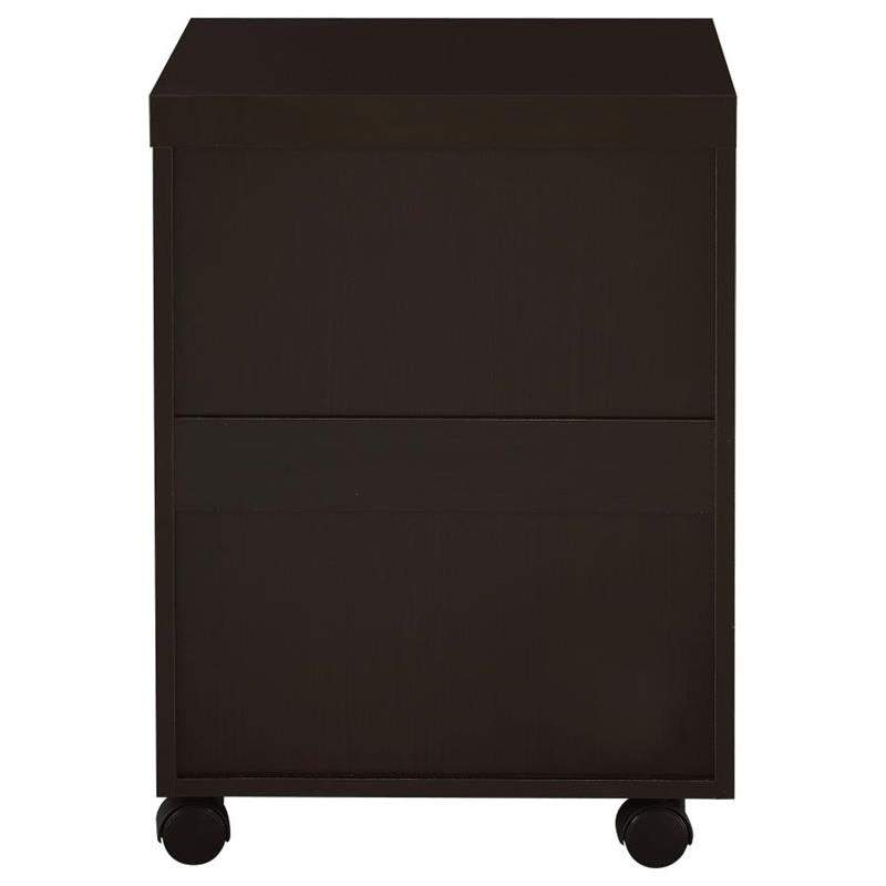 Skylar 3-drawer Mobile File Cabinet Cappuccino (800894)