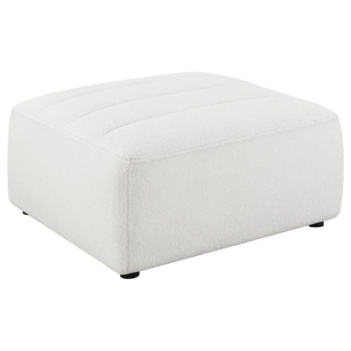 Sunny Upholstered Ottoman Natural (551623)