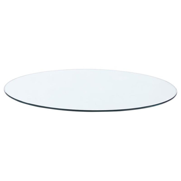 52" 12mm Round Glass Table Top Clear (CP52RD-12)