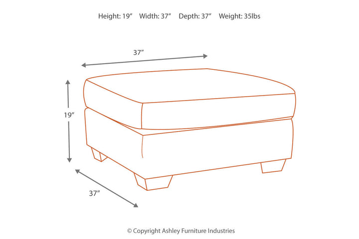 Accrington Oversized Ottoman (7050808)