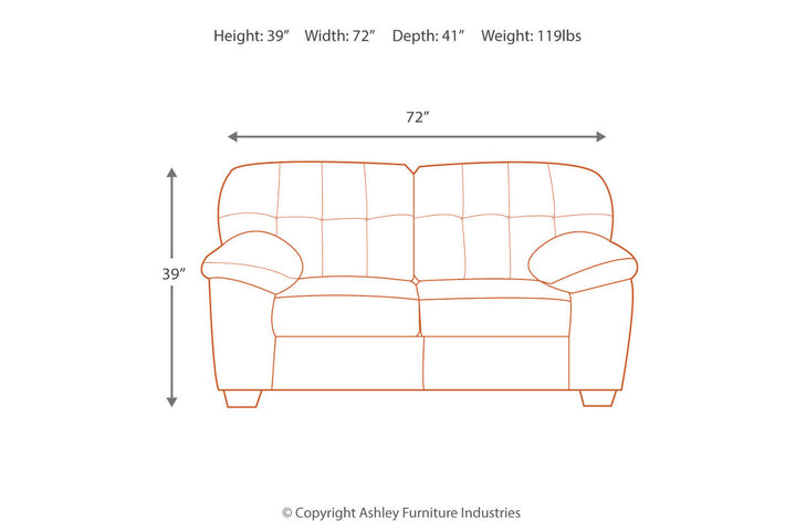 Accrington Loveseat (7050835)