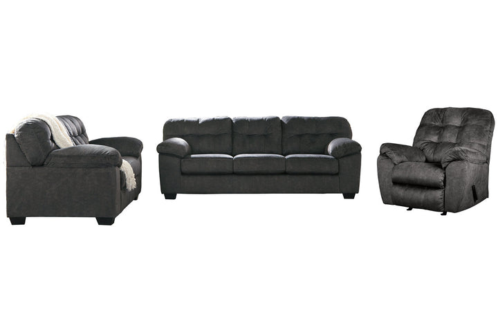 Accrington Sofa and Loveseat with Recliner (70509U4)