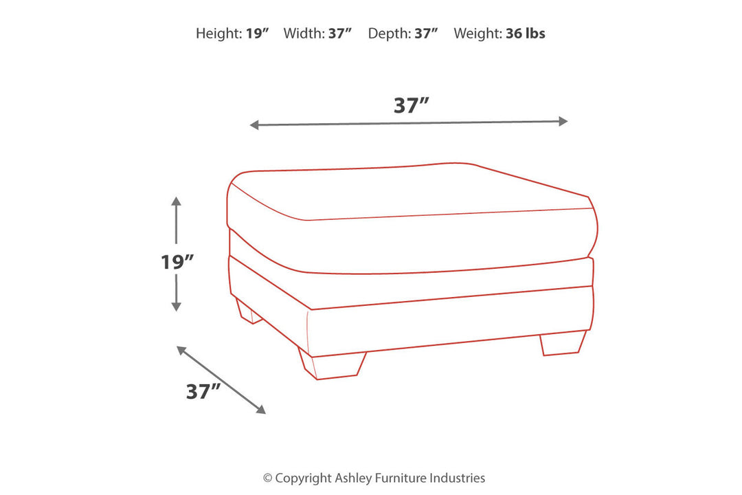 Tracling Oversized Ottoman (7260008)