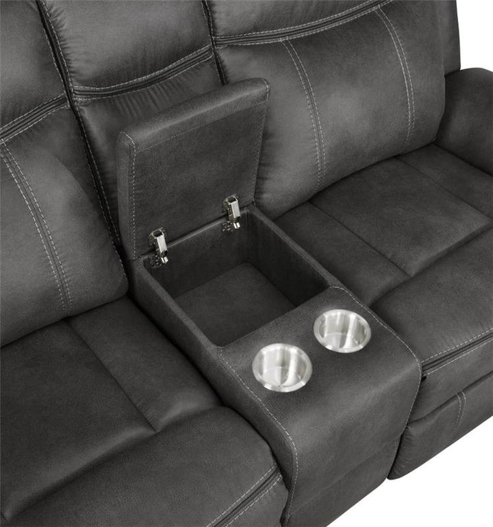 Lawrence Upholstered Tufted Living Room Set (603504-S3)