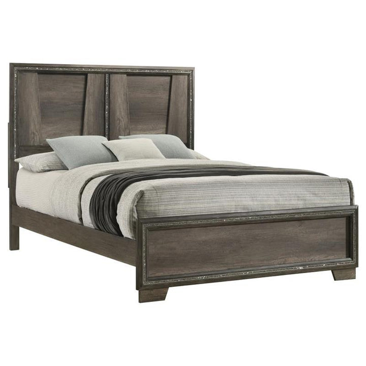 Janine Eastern King Panel Bed Grey (223551KE)