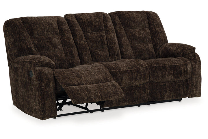 Soundwave Reclining Sofa with Drop Down Table (7450289)