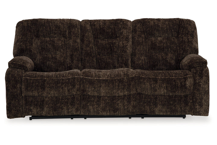 Soundwave Reclining Sofa with Drop Down Table (7450289)