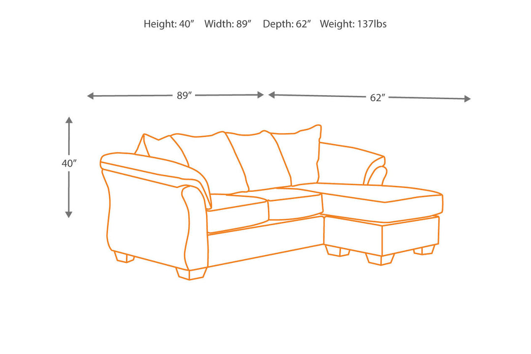 Darcy Sofa Chaise (7500718)