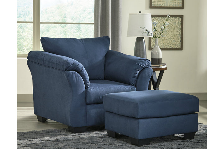 Darcy Chair and Ottoman (75007U4)