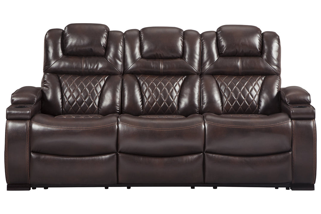 Warnerton Power Reclining Sofa and Loveseat with Power Recliner (75407U3)