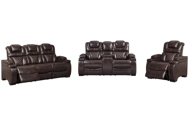 Warnerton Power Reclining Sofa and Loveseat with Power Recliner (75407U3)