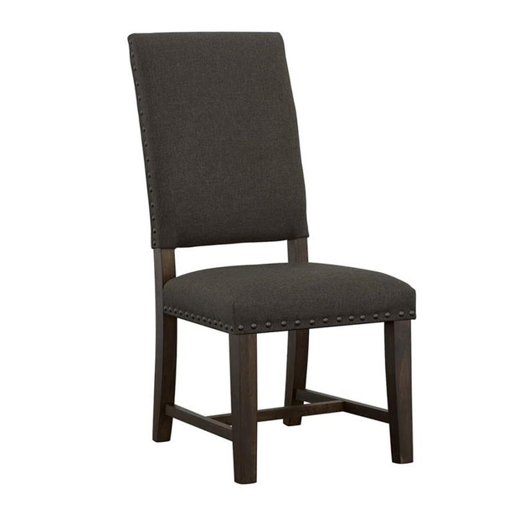 Twain Upholstered Side Chairs Warm Grey (Set of 2) (109142)