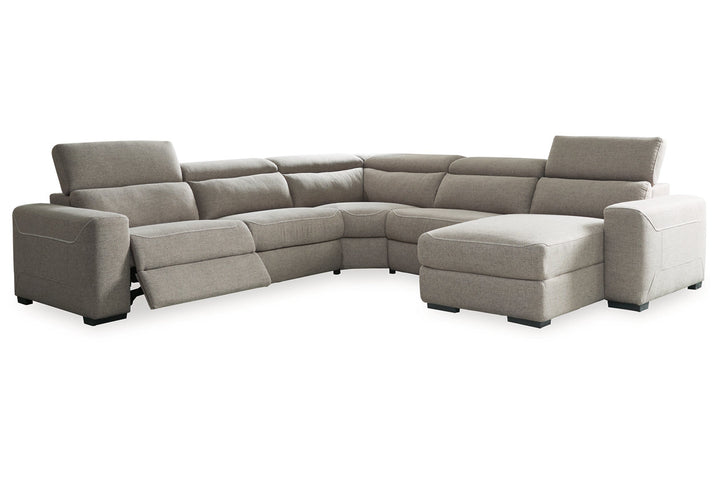 Mabton 5-Piece Power Reclining Sectional (77005S9)