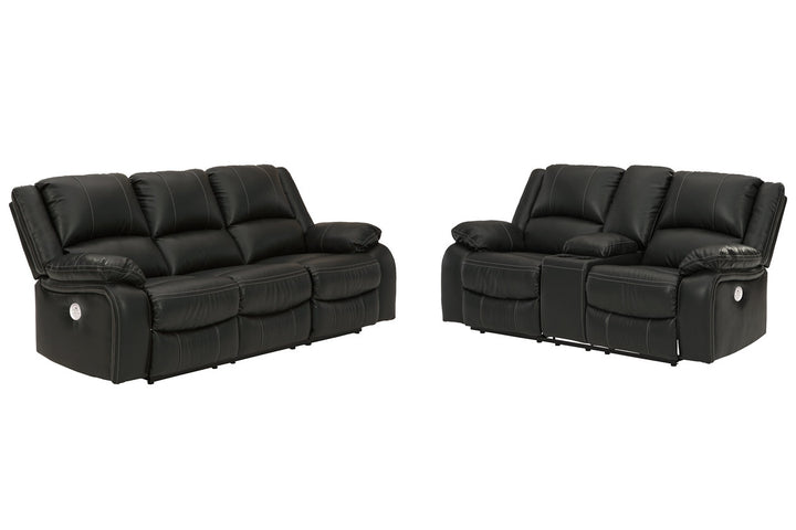 Calderwell Power Reclining Sofa and Loveseat (77101U2)