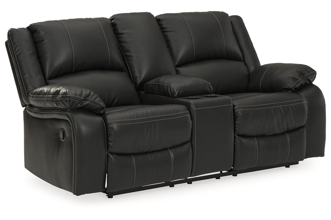 Calderwell Reclining Loveseat with Console (7710194)