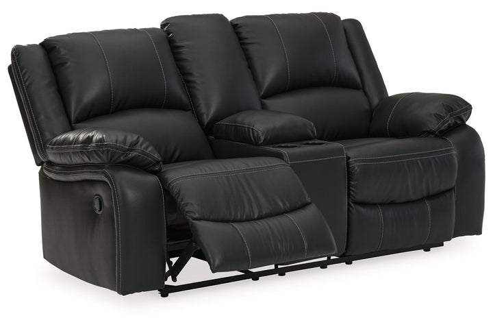 Calderwell Reclining Loveseat with Console (7710194)