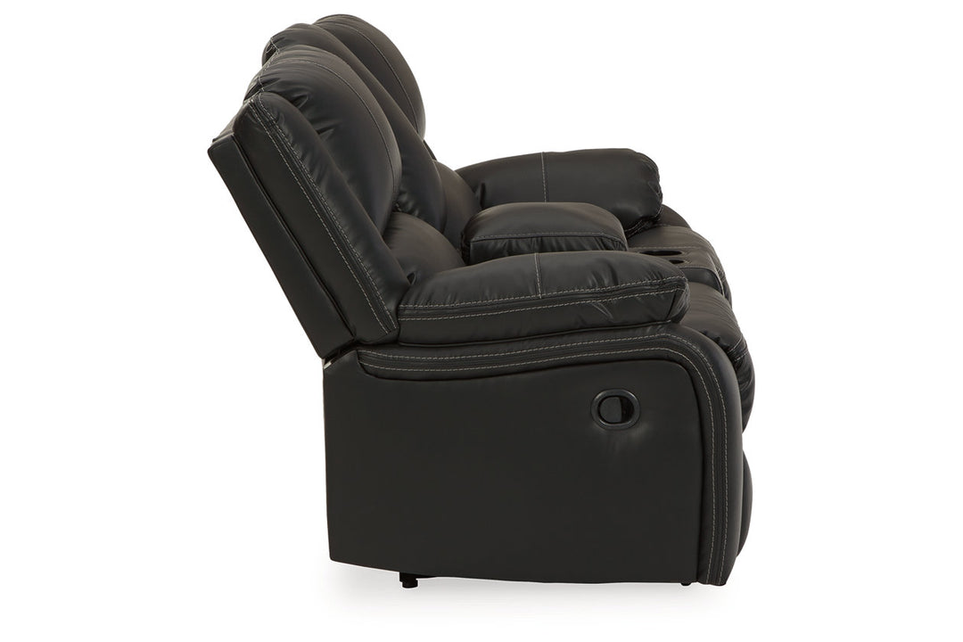 Calderwell Reclining Loveseat with Console (7710194)