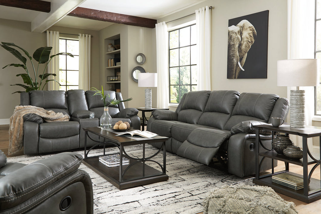 Calderwell Reclining Sofa and Loveseat (77103U4)